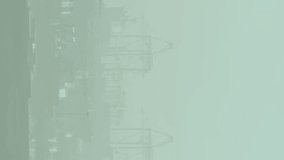 Animation of network of profile icons floating against aerial view of cityscape. Global networking and business technology concept - Powered by Shutterstock - Get 15% off with code: PIKWIZARD15