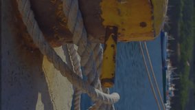 Animation of 6g over port. Global delivery, shipping and digital interface concept digitally generated video. - Powered by Shutterstock - Get 15% off with code: PIKWIZARD15