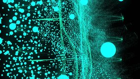 Animation of light trails and data processing over black background. Global finance, business, connections, computing and data processing concept digitally generated video. - Powered by Shutterstock - Get 15% off with code: PIKWIZARD15