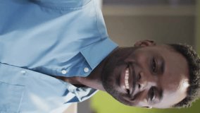 Animation of digital data processing over african american businessman in office. Global connections, computing and data processing concept digitally generated video. - Powered by Shutterstock - Get 15% off with code: PIKWIZARD15