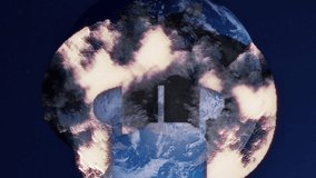 Animation of euro currency sign data processing over globe. Global currency, finance, business, connections, computing and data processing concept digitally generated video. - Powered by Shutterstock - Get 15% off with code: PIKWIZARD15