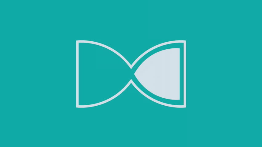 Animation of data processing and diagrams over hourglass. Technology and digital interface concept digitally generated video.