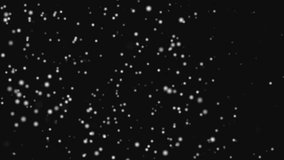 DNA strand and glowing particles, scientific data processing animation. Genetics, biotechnology, bioinformatics, molecular, science, research - Powered by Shutterstock - Get 15% off with code: PIKWIZARD15