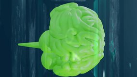 Mathematical equations and brain model animation over dark background with formulas. Science, mathematics, computation - Powered by Shutterstock - Get 15% off with code: PIKWIZARD15
