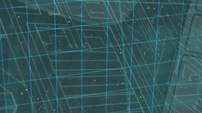 Animation of scope scanning digital data processing. Global data processing connections technology and digital interface concept digitally generated video. - Powered by Shutterstock - Get 15% off with code: PIKWIZARD15