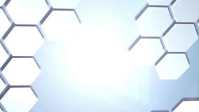 Animation of changing numbers over human body model and hexagonal shapes on blue background. Computer interface and medical research technology concept - Powered by Shutterstock - Get 15% off with code: PIKWIZARD15