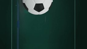 Animation of data processing over football on black background. sport, connections and digital interface concept digitally generated video. - Powered by Shutterstock - Get 15% off with code: PIKWIZARD15