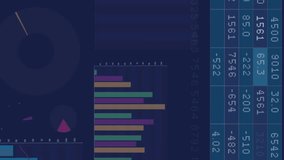 Animation of changing numbers and alphabets floating against statistical data processing. Computer interface and business data technology concept - Powered by Shutterstock - Get 15% off with code: PIKWIZARD15