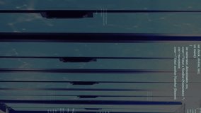 Animation of graphs and computer language over data server room. Digital composite, multiple exposure, report, business, coding, data center, networking, technology and network server concept. - Powered by Shutterstock - Get 15% off with code: PIKWIZARD15