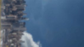 Animation of colorful profile, heart and like icons over aerial view of modern cityscape under sky. Digital composite, social media, positive emotion, symbol, feedback, building, urban skyline. - Powered by Shutterstock - Get 15% off with code: PIKWIZARD15