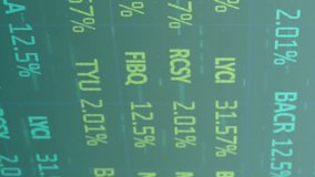 Animation of financial data processing over green background. Global business, finance, connections, computing and data processing concept digitally generated video. - Powered by Shutterstock - Get 15% off with code: PIKWIZARD15