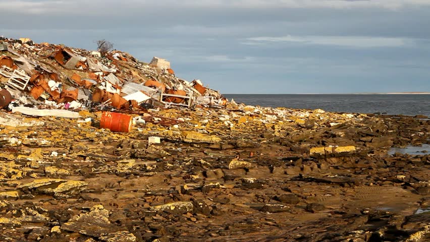 Illegal waste disposal, falkland island