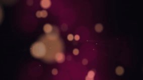 Animation of glowing light spots over black background. Light, colour and movement concept digitally generated video. - Powered by Shutterstock - Get 15% off with code: PIKWIZARD15