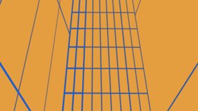 Animation of digital tunnel moving on orange background. Technology and digital interface concept digitally generated video. - Powered by Shutterstock - Get 15% off with code: PIKWIZARD15