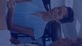 Animation of 5g text and digital icons processing over diverse people using tablets. Global connections, computing and data processing concept digitally generated video. - Powered by Shutterstock - Get 15% off with code: PIKWIZARD15