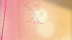 Animation of digital data processing over statistics. Global connections, computing and data processing concept digitally generated video. - Powered by Shutterstock - Get 15% off with code: PIKWIZARD15