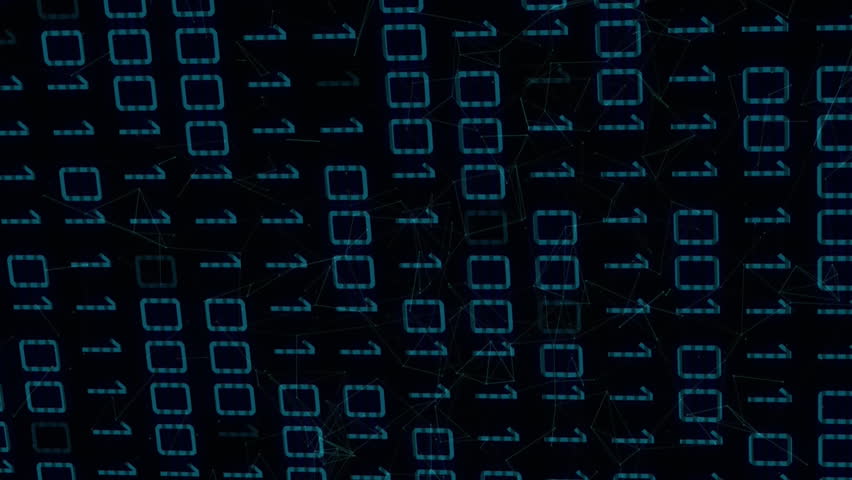 Digital binary code and futuristic circular interface, data processing animation. Technology, software, virtual, abstract, network, cyberspace - Powered by Shutterstock - Get 15% off with code: PIKWIZARD15