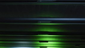 Digital human head and circuit board animation over data center servers. Technology, digital transformation, AI, artificial intelligence, cybersecurity, innovation - Powered by Shutterstock - Get 15% off with code: PIKWIZARD15