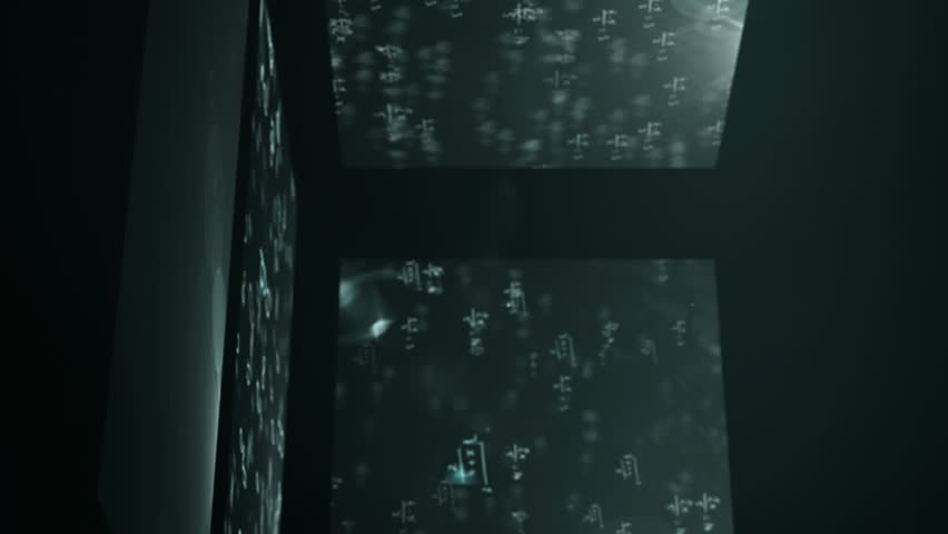 Clock and mathematical formulas animation over dark background. Time, mathematics, science, physics, algebra, calculus - Powered by Shutterstock - Get 15% off with code: PIKWIZARD15