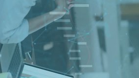 Animation of online security padlocks over caucasian businesswoman on laptop video call. business, finance and data processing concept digitally generated video. - Powered by Shutterstock - Get 15% off with code: PIKWIZARD15