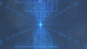 Composition of network of connections with icons and scope scanning over server room. Global connections and digital interface concept digitally generated video. - Powered by Shutterstock - Get 15% off with code: PIKWIZARD15