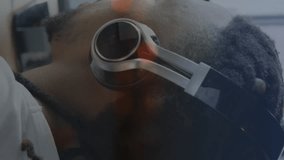 Animation of data processing and world map over african american businessman in office. Global business and digital interface concept digitally generated video. - Powered by Shutterstock - Get 15% off with code: PIKWIZARD15