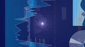 Animation of light in processing circle on scientific graph and data. global science, connections and digital interface concept digitally generated video. - Powered by Shutterstock - Get 15% off with code: PIKWIZARD15