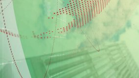 Animation of network of connections and data processing over eye. Global business finances and digital interface concept digitally generated video. - Powered by Shutterstock - Get 15% off with code: PIKWIZARD15