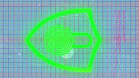 Animation of security padlock icon over network of digital icons and data processing. Cyber security and business technology concept - Powered by Shutterstock - Get 15% off with code: PIKWIZARD15