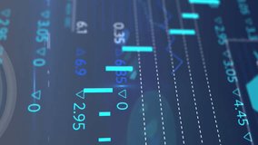 Animation of profile icons, multiple graphs and trading board over black background. Digitally generated, hologram, illustration, report, business, growth, abstract and stock market concept. - Powered by Shutterstock - Get 15% off with code: PIKWIZARD15