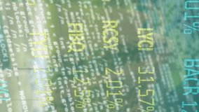 Animation of stock market and globe with data processing over cityscape. Global business and digital interface concept digitally generated video. - Powered by Shutterstock - Get 15% off with code: PIKWIZARD15