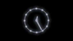 Glowing Futuristic Neon Countdown Timer Clock Animation - Powered by Shutterstock - Get 15% off with code: PIKWIZARD15