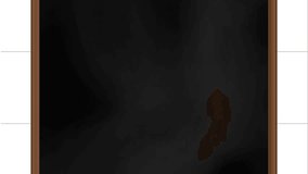 Football strategy animation on chalkboard with player positions and movements. tactics, sports, coaching, training, game plan, teamwork - Powered by Shutterstock - Get 15% off with code: PIKWIZARD15