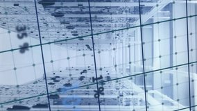 Animation of mathematical equations and graphs over grid network against computer server room. Computer interface and business data storage technology concept - Powered by Shutterstock - Get 15% off with code: PIKWIZARD15