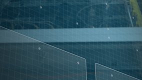 Animation of clock and financial data processing over office. Global business and digital interface concept digitally generated video. - Powered by Shutterstock - Get 15% off with code: PIKWIZARD15