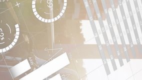 Animation of statistical data processing over african ameican woman using smartphone on the street. Business data technology concept - Powered by Shutterstock - Get 15% off with code: PIKWIZARD15