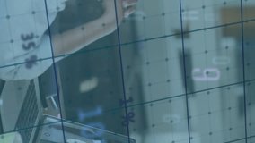 Animation of multiple graphs and changing numbers, woman watching online classes on laptop. Digital composite, multiple exposure, report, business, growth, education and technology concept. - Powered by Shutterstock - Get 15% off with code: PIKWIZARD15