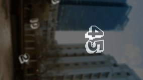 Animation of financial data processing over cityscape. Global business, connections, computing and data processing concept digitally generated video. - Powered by Shutterstock - Get 15% off with code: PIKWIZARD15