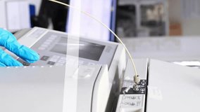 Animation of chemical formula over caucasian female scientist in lab. Global science, computing and digital interface concept digitally generated video. - Powered by Shutterstock - Get 15% off with code: PIKWIZARD15