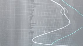 Animation of data processing and diagrams over cityscape. Global technology and digital interface concept digitally generated video. - Powered by Shutterstock - Get 15% off with code: PIKWIZARD15