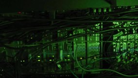 World map with data points and network connections animation over server room. Technology, networking, data visualization, servers, cybersecurity, digital - Powered by Shutterstock - Get 15% off with code: PIKWIZARD15