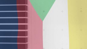 Financial data and graph animation over Comoros flag background. Finance, economy, stock market, data visualization, analytics, financial growth - Powered by Shutterstock - Get 15% off with code: PIKWIZARD15