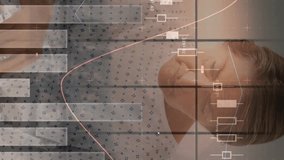 Animating financial data charts over medical professionals examining patient in hospital. Finance, data analysis, healthcare, examination, animation, statistics - Powered by Shutterstock - Get 15% off with code: PIKWIZARD15