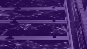 Animation of neon qr code over server room in violet. communication, computers, servers and technology concept digitally generated video. - Powered by Shutterstock - Get 15% off with code: PIKWIZARD15