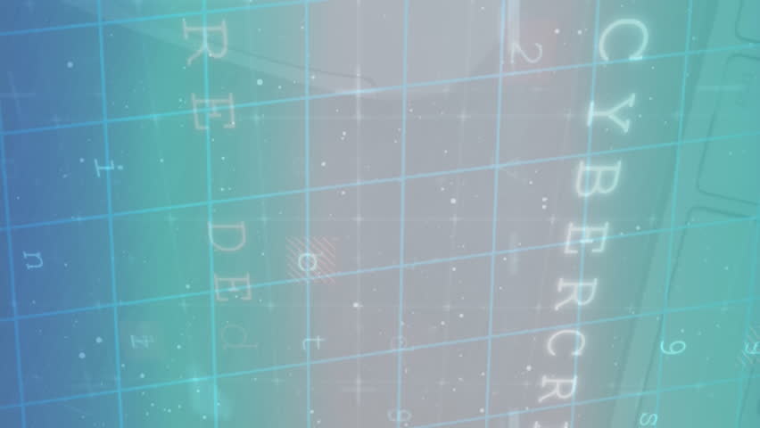 Animation of data processing and security fingerprint over blue background. Global connections, data processing and digital interface concept digitally generated video. - Powered by Shutterstock - Get 15% off with code: PIKWIZARD15