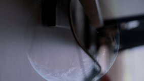 Animation of rotating globe with graph over cropped hands of caucasian student typing on keyboard. Digital composite, globalization, school, data, education, childhood, e-learning and technology. - Powered by Shutterstock - Get 15% off with code: PIKWIZARD15