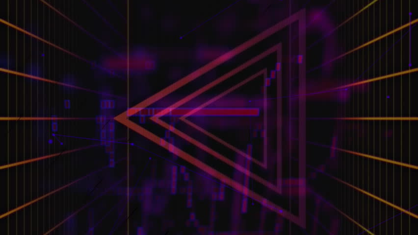 Animation of data processing over nft text. Global business and digital interface concept digitally generated video. - Powered by Shutterstock - Get 15% off with code: PIKWIZARD15