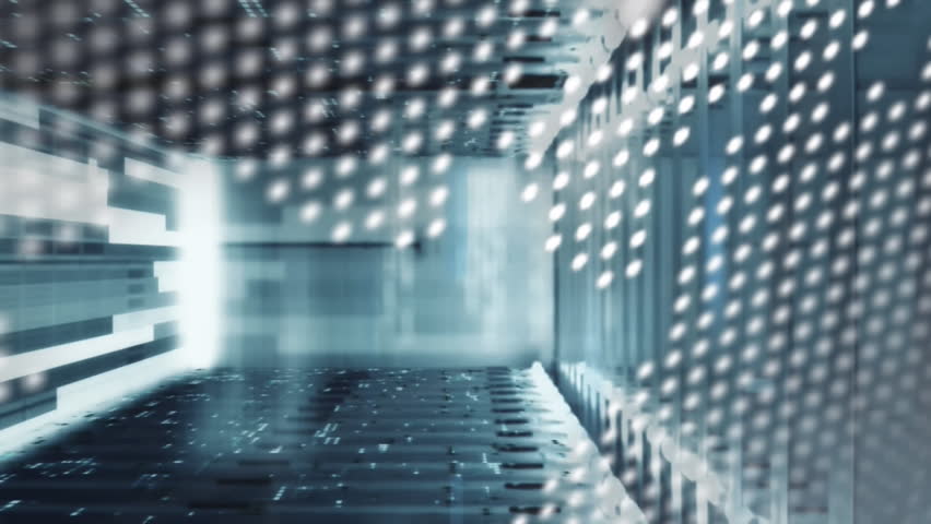 Animation of world map, data processing and mosaic sqaures against computer server room. Global networking and business data storage technology concept - Powered by Shutterstock - Get 15% off with code: PIKWIZARD15