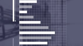 Animation of financial data processing over empty office. Global business, finances, computing and digital interface concept digitally generated video. - Powered by Shutterstock - Get 15% off with code: PIKWIZARD15