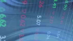 Animation of people icons over graphs and data processing. Data, business, statistics, digital interface and global communication, digitally generated video. - Powered by Shutterstock - Get 15% off with code: PIKWIZARD15